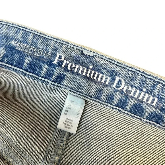 Addition Elle Premium Denim Bootcut Light Wash Jeans - Picture 7 of 8
